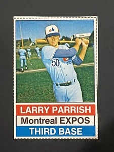 Tarjeta de béisbol Larry Parrish 1976 anfitriona Montreal Expos #126 - Imagen 1 de 2
