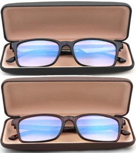 Anti Blue Light Reading Glassses With Case Computer Gaming Anti Eye Strain New - Picture 1 of 13