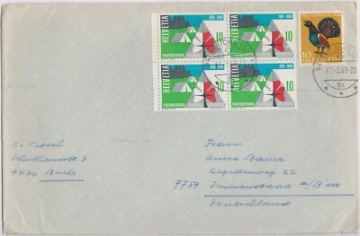 Cover Switzerland, 1969. Buchs to Immenstaad.    - Image 1 of 3