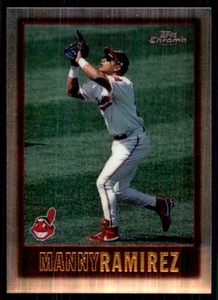 1997 Topps Chrome Manny Ramirez Cleveland Indians #106 - Picture 1 of 2