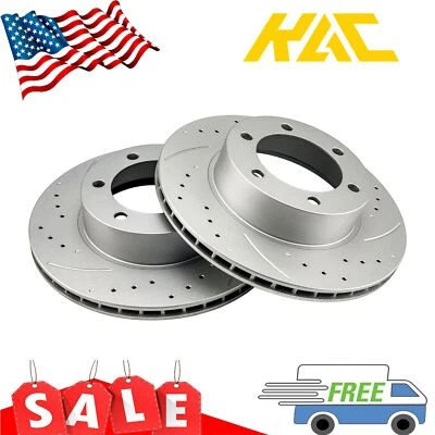 Front Drilled 31204 Brake Rotors for 2004 Toyota Tacoma 1996 Toyota 4Runner 3.4L - Image 1 of 4