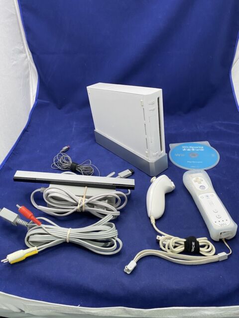  Nintendo Wii Console, White (Renewed) : Video Games