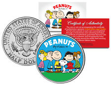 Peanuts Charlie Brown "Original Gang" JFK Half Dollar U.S. Coin *Licensed*