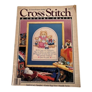 Cross Stitch Country Crafts Magazine Mar/Apr 89 Easter Egg 12 Days of Christmas - Picture 1 of 10