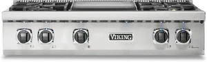 Viking 5 Series 36" Stainless Steel Gas Rangetop - VRT5364GSS - Picture 1 of 10