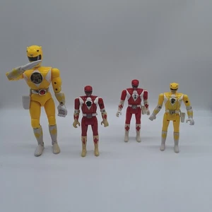 Mighty Morphin Power Rangers  Roter, Gelber Ranger Flip Head Figur - Bild 1 von 24