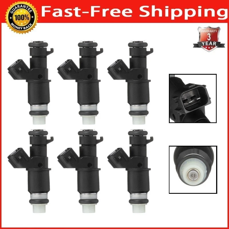Inyectores de combustible 6 piezas para Honda Accord 2003-2007 Odyssey 2005-2017 Pilot 2005-2011 Foto 1 de 4