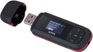 AGPTEK U3 USB Stick Reproductor Mp3, Reproductor de Música de 8 GB Soporta 8 GB, Negro - Imagen 1 de 3