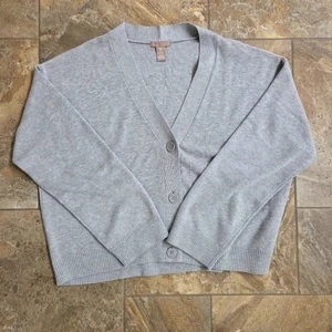 H&M Gray Women's Cardigan Sweater XL - Picture 1 of 6