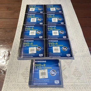 9 SamsungDVD+R Blank Disc Bundle Job Lot New Sealed - Afbeelding 1 van 6