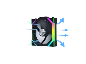 Lian Li UNI Fan SL Wireless 120mm ARGB Fan - Single Pack - 2.4 GHz Wireless - Picture 1 of 5