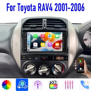 7" For Toyota RAV4 2001-2006 Apple Carplay Android 15 Car Radio Stereo Navi GPS  - Picture 1 of 24