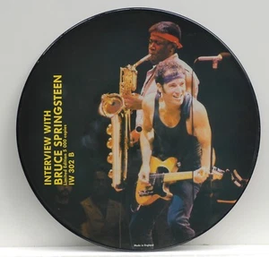 BRUCE SPRINGSTEEN 12" INTERVIEW PICTURE DISC IW 302 Ltd. Edition 5000 copies - Picture 1 of 2