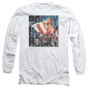ROCKY CHANT Licensed Men's Long Sleeve Graphic Tee Shirt SM-3XL - Picture 1 of 2