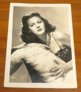Maria Montez (verstorben 1951 im Alter von 39 Jahren) Schauspielerin handsigniertes Vintage 5x7 Foto - Bild 1 von 3