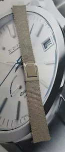 GENUINO SEIKO STL STELUX NOS MALLA BANDA TACOS TAMAÑO 17 MM... ACERO INOXIDABLE JAPÓN - Imagen 1 de 12