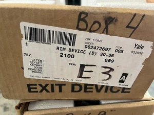 Yale 2100 Rim Device D 30-36 689 Fire Rated Exit Device - Picture 1 of 12