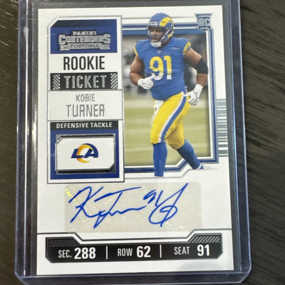 2023 Panini Contenders - Rookie Ticket #153 Kobie Turner (AU, RC) - Image 1 of 4