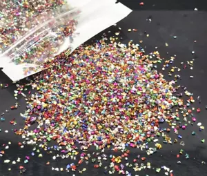 10g Broken Glas Mix unregelmäßigen Strass für Nägel Resin Harz decoden bunt - Picture 1 of 1