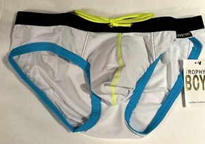 Men's Swimwear Andrew Christian Trophy Boy Glimmer Bikini Size L - Picture 1 of 6