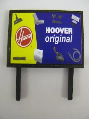 TRACKSIDE SIGNS Hoover Original - Modelleisenbahn Werbetafel - Spur N & OO