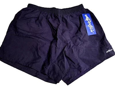 Pantalones cortos Dolfin para hombre M negros de nailon forrados con cordón forro bolsillo natación correr Foto 1 de 4