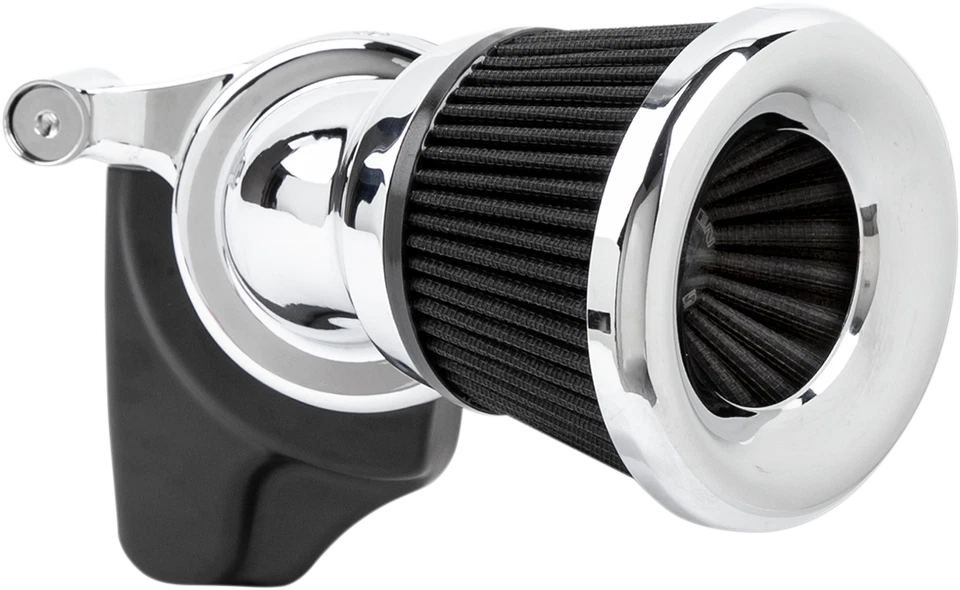 Arlen Ness Chrome Velocity 65 Degree Air Cleaner 99-17 Harley Twin Cam 81-205 - Image 1 of 1