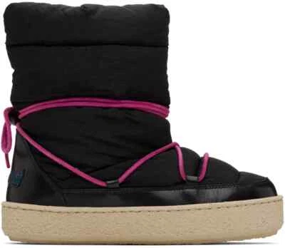 Isabel Marant Zenora Botas 37 EE. UU. 6,5 Mujer Negro Vellón Mentido $815 Foto 1 de 4