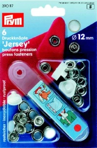 Prym 6 Press Studs Jersey 12mm Mother of Pearl Color 390117 - Picture 1 of 1