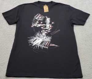Eight Bells Tee Shirt Mens XL Black Graphic Print Cotton Short Sleeve Crew Neck - Picture 1 of 5