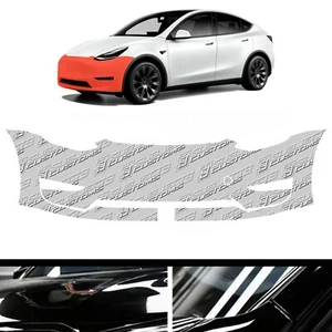 2023-24 Tesla Model Y Premier TPU PPF 2023-24 película transparente de protección contra parachoques delantero - Imagen 1 de 6