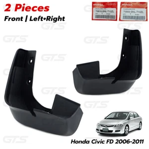 Fits Honda Civic FD Sedan 1.8 2.0 2006 2011 Lh+Rh Front Mud Splash Guard - Picture 1 of 10