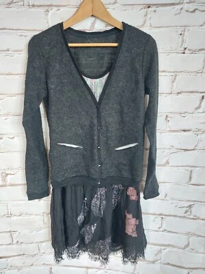 Custo Barcelona Damen Kleid Dress Gr. 3 M Seide Polyester  - Bild 1 von 4