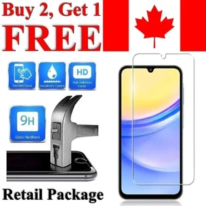 Protection écran en verre trempé premium pour Samsung Galaxy A15 4G/5G - Photo 1 sur 6