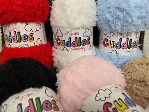 King Cole Cuddles Faux Fur Chunky Teddy Bear Yarn Wool by 50g Ball Various - Picture 1 of 13