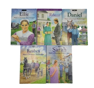 Mary Borntrager Ellie's People Lot of 5 Ellie Rebecca Daniel Sarah Amish Romance - Foto 1 di 24