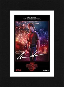 8x6 Halterung Charlie Heaton Autogramm signiertes FOTO rahmenfertig STRANGER THINGS - Bild 1 von 2