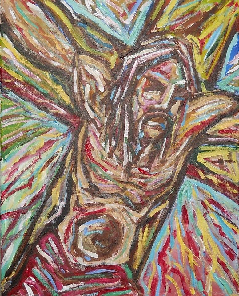 The Ascension by John Pipere Acrylic on canvas 51cm x 40cm - Image 1 of 1