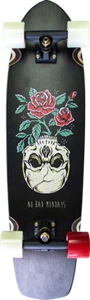 Dusters No Bad Mondays Cruiser 8.25" Black Factory Complete Skateboard - Picture 1 of 2