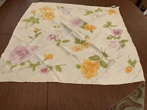 SCARF, PLEATED, NEW FROM ITALY 100% SILK WITH WRITING ON THE BAG, NOT ON SCARF - Picture 1 of 7