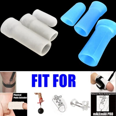 Male Silicone Penis Extender Stretcher Max Vacuum Enlarger Enhancer Sleeve AU - image 1 of 4