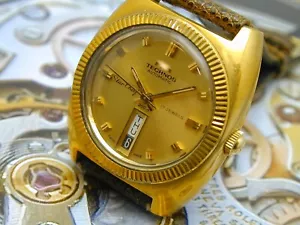TECHNOS STAR CHIEF AUTOMATIC MANS WATCH RUNNING ON 8-12-24 - Picture 1 of 15