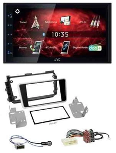 JVC DAB USB Bluetooth 2DIN MP3 Autoradio für Nissan Micra ab 2017 schwarz glänze - Bild 1 von 6