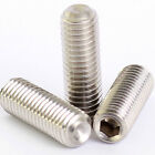 5mm M5 A2 STAINLESS STEEL GRUB SCREWS CUP POINT HEX SOCKET SET SCREW DIN 916