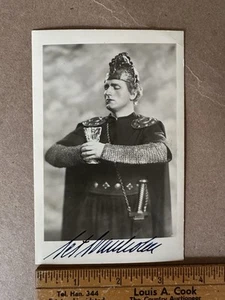 Set Svanholm as Tristan Opera Tenor Genuine Autograph Signed Photo Postcard - Picture 1 of 5