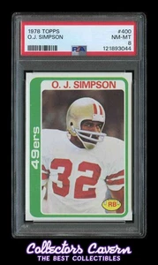 1978 Topps #400 O.J. Simpson PSA 8 (NM-MT) - Bild 1 von 2
