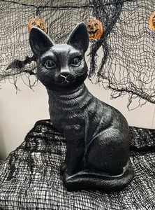 Molde soplado plástico decoración Halloween gato negro - Imagen 1 de 3