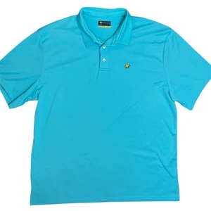 Jack Nicklaus Polo Golf Shirt Mens XL Aqua Blue Teal Short Sleeve Athletic - Picture 1 of 6