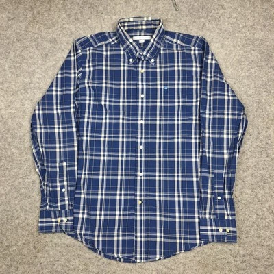 Southern Tide Classic Fit Button Down Shirt Mens Medium Blue Plaid Long Sleeve - Image 1 of 4