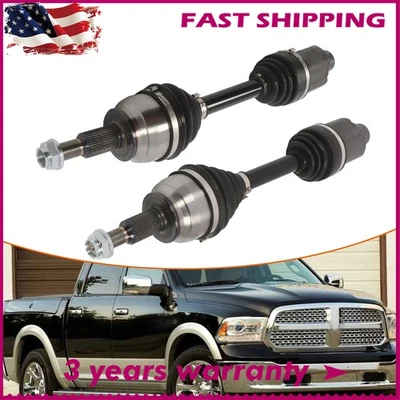 Pair Front CV Axle Shaft for 2006-2011 Dodge Ram 1500 4WD 2007 2008 2009 2010 — 第 1/4 张图片
